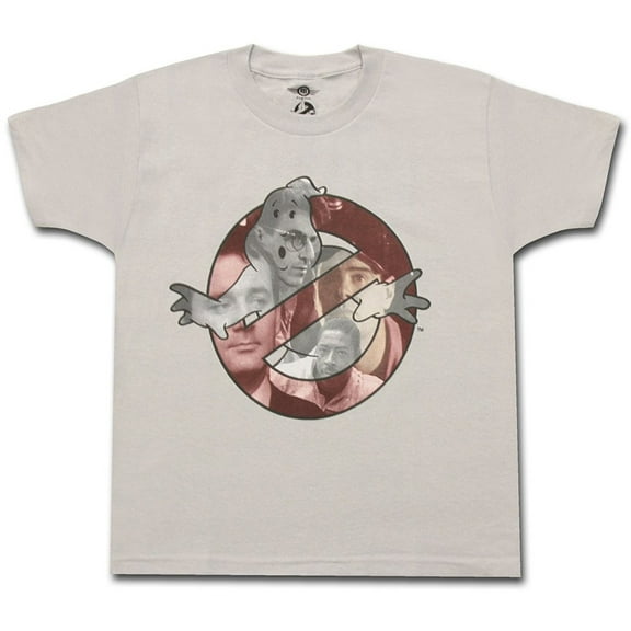 Ghostbusters Youth T-Shirt - No Ghost Logo & Original Team Collage (Small)