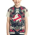 thumbnail image 1 of Ghostbusters Youth Unisex T-Shirt Crewneck Short Sleeve Double-Sided Print Tee Shirts Top For Boys Girls Kid Teen Medium, 1 of 6