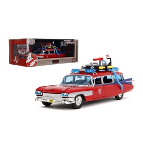 Jada Ghostbusters Ecto-1 Mashup Optimus Prime G1 Graphics Die-Cast Model 1:24 Scale