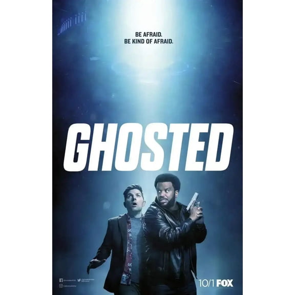 Ghosted 2017 SDCC mini poster Craig Robinson Adam Scott