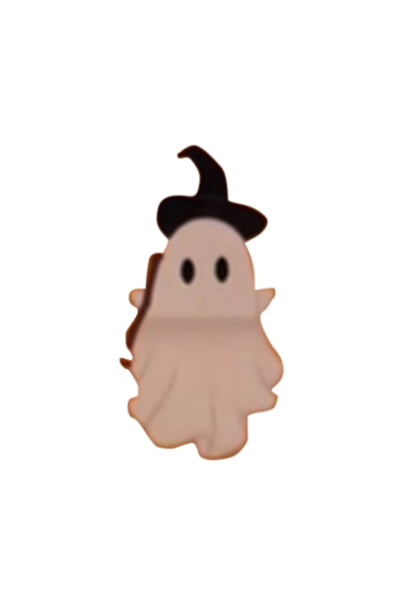 Ghostees Mystery Phone Buddy,Ghostees Ghost,Halloween Cute Ghost Phone Charm,Mini Figure Surprise Toy,Peel-and-Stick Design,for All Mobile Phones,Fun Desk Accessory (E)