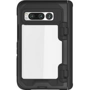 Ghostek Atomic Slim Google Pixel Fold Case Aluminum Metal Phone Cover (Black)