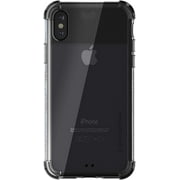 Ghostek Covert Clear Silicone iPhone X Case with Grip Sides and Drop Protection (Black)