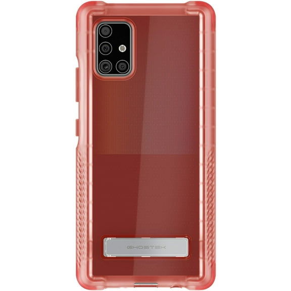 Ghostek Covert Galaxy A21 Case Clear With Kickstand Super Slim Fit Shockproof Design With Scratch Resistant Back And Anti Slip Hand Grip Wireless Charging Compatible 2020 Galaxy A21 (6.5 Inch) Pink