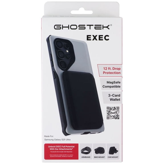 Ghostek Exec Series MagSafe Wallet Case for Samsung Galaxy S25 Ultra - Gray