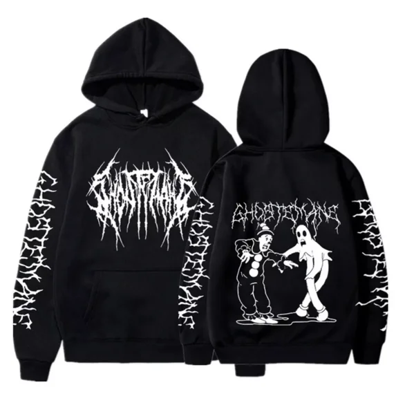 Ghostemane Merch Hoodie Long Sleeve Sweatshirt Casual Streetwear Pullover Fashion Clothes
