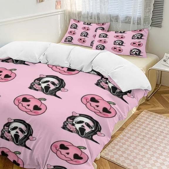3 Piece Bedding Set Big Small B-ang The-0r Comforter Cover Set Cute ...