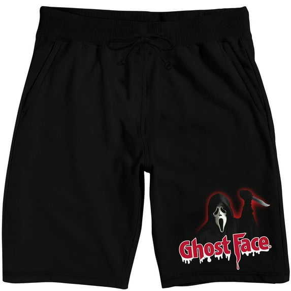Ghostface Black Lounge Shorts - XS