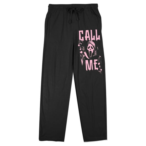 Ghostface Black Sleep Pajama Pants - Large