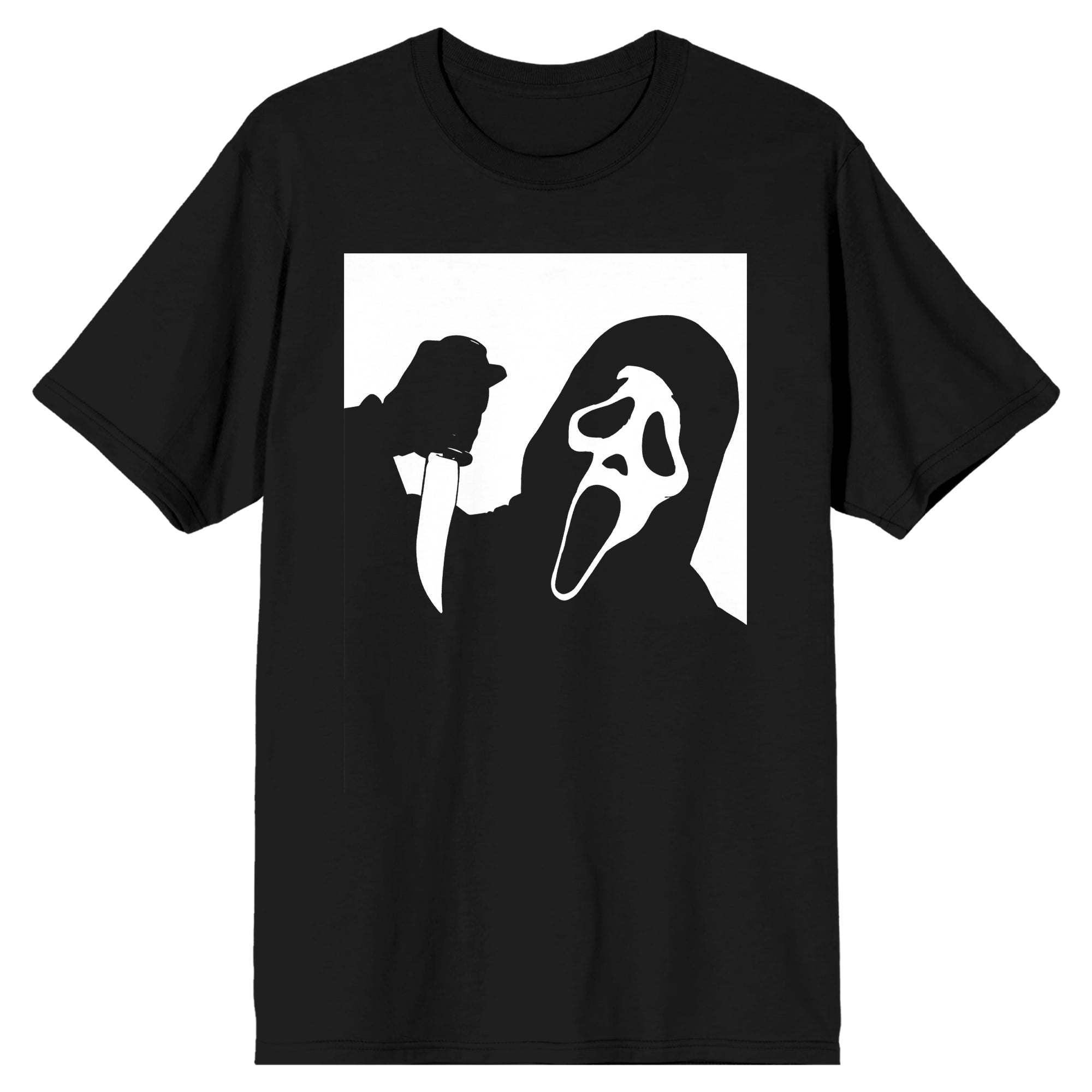 black and white graphic tee men