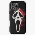 thumbnail image 1 of Ghostface Blood Splash Scream Horror Icon Phone Case for iPhone 16 15 14 13 12 11 Pro Max M5912066, 1 of 2