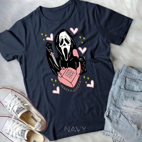 Ghostface Calling Halloween Funny Scream You Hang Unisex Tshirt