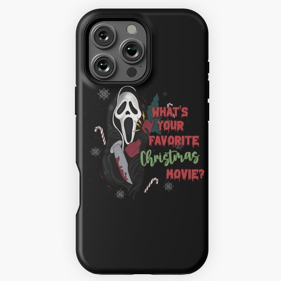 Ghostface Christmas Phone Case for iPhone 16 15 14 13 12 11 Pro Max M5912338