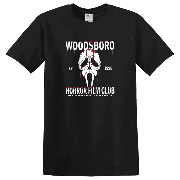 Ghostface Horror Film Club Retro Movie Graphic T-Shirt