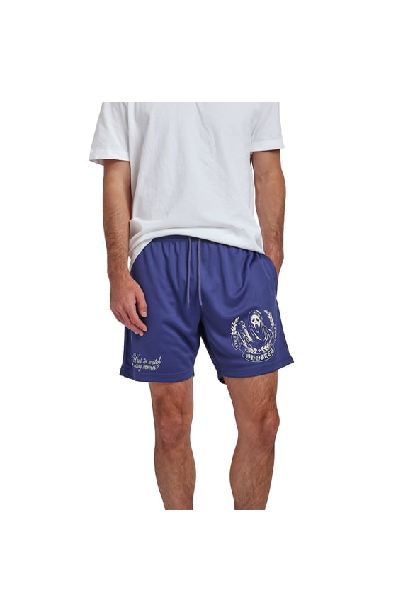 Ghostface Icon Of Halloween Men's Lounge Shorts  Medium