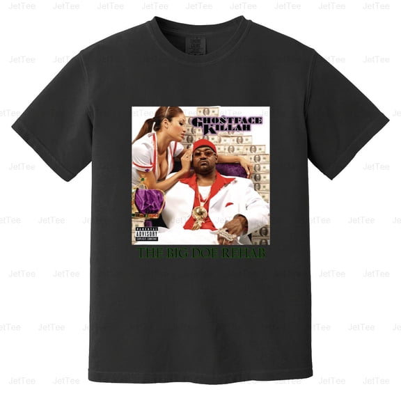 Ghostface Killah The Big Doe Rehab Vintage Retro Hip Hop Comfort Color T-Shirt Unisex, up to 4XL