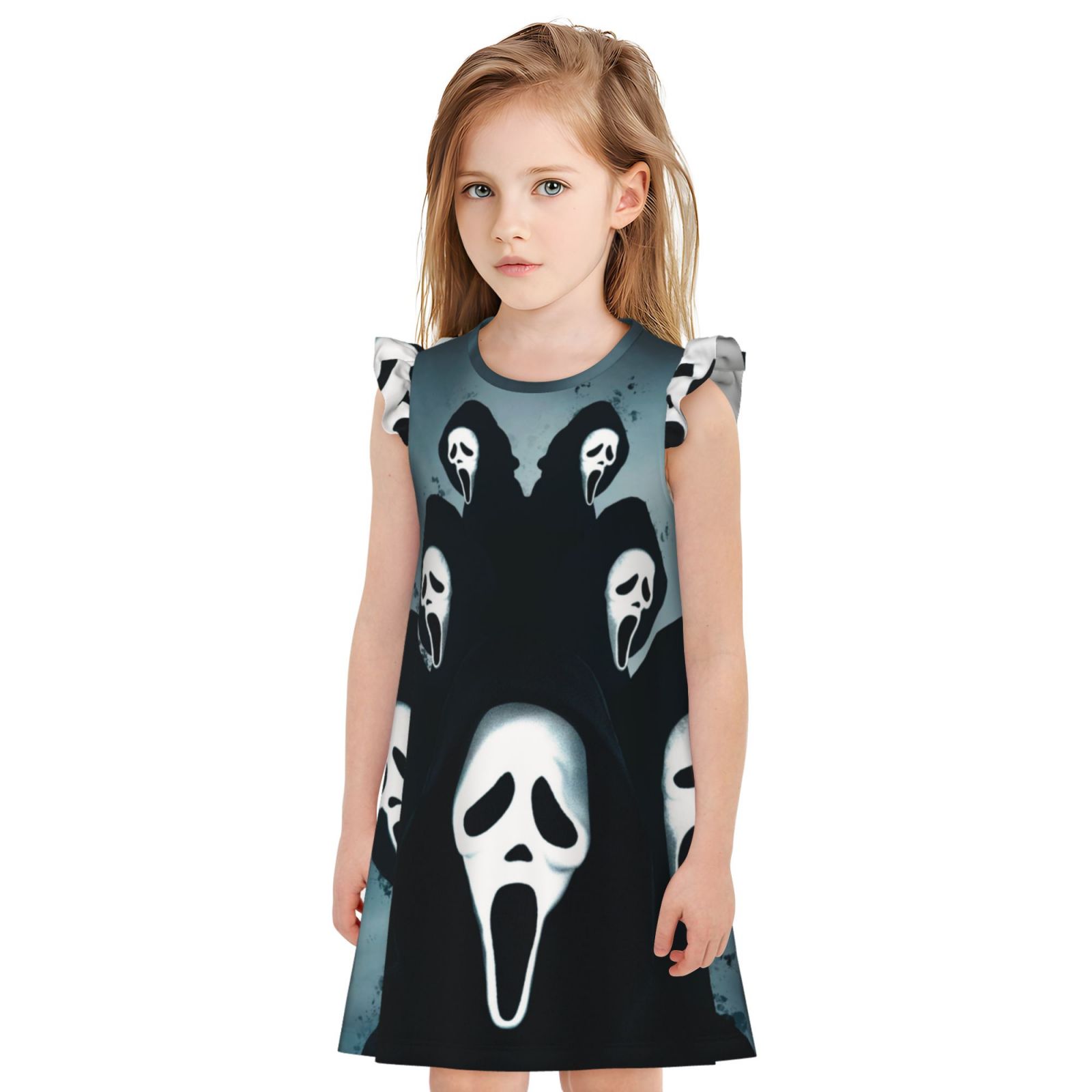 Ghostface Killer Girl's Nightgowns Pajamas Dress Soft Children ...