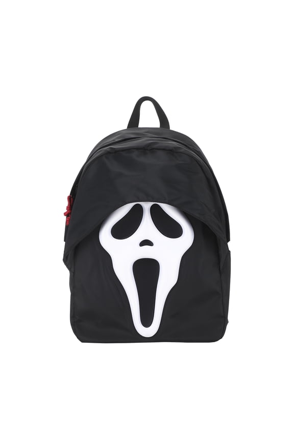 Ghostface Mask Black 18.5 Adult Novelty Character Backpack