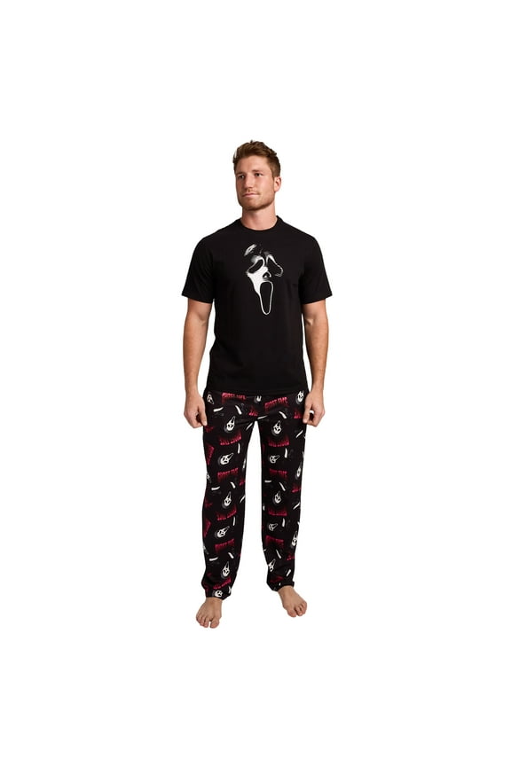 Ghostface Mask Men's 2-Pack Pajama Set-XL