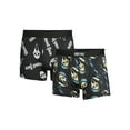 thumbnail image 1 of Ghostface Medium Men's Breathable/Graphic/Polyester Underpants, Black (2-Pack), 1 of 6