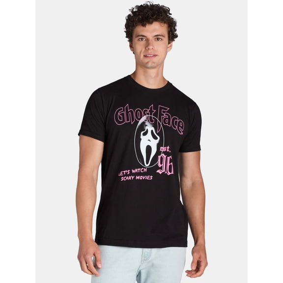 Ghostface Men's & Big Men's Graphic Tee Shirt, Sizes S-3XL