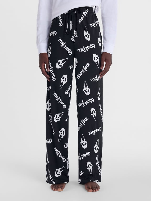Scream Men's and Big Men’s Ghostface Print Sleep Pants, Sizes S-2XL