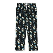 BIOWORLD Ghostface Repeat Print Men's Black Sleep Pajama Pants-XL