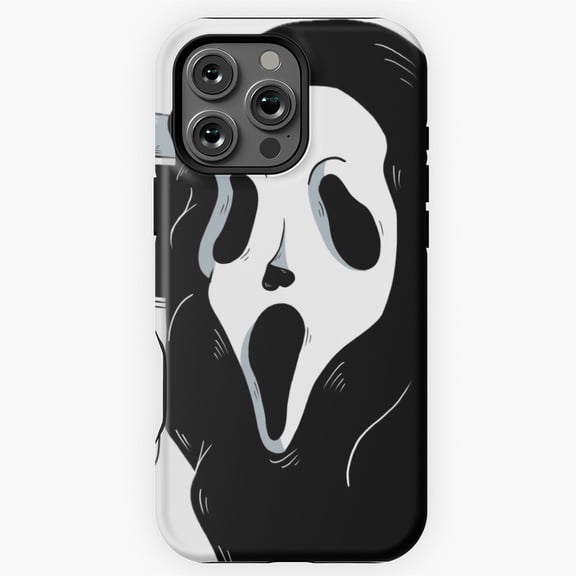 Ghostface Scream Horror Movie Phone Case for iPhone 16 15 14 13 12 11 Pro Max M890477