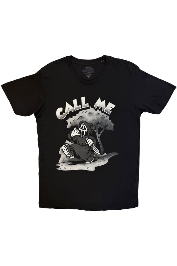 Ghostface Unisex T-Shirt: Call Me (Black)