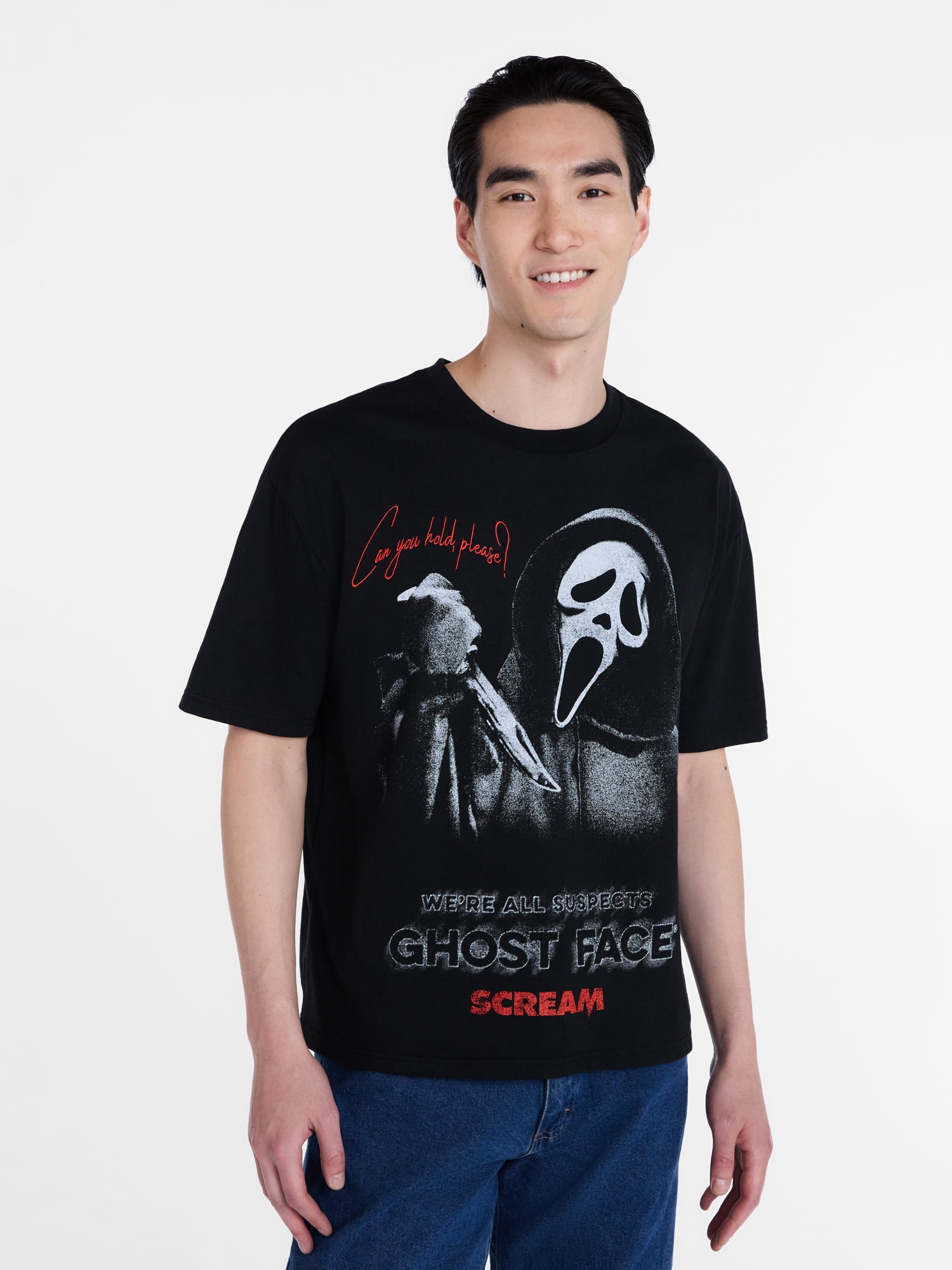 Ghostface x Scream Men's and Big Men's Graphic Tee, Sizes XS-5XL