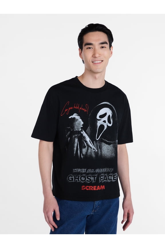 Ghostface x Scream Men's and Big Men's Graphic Tee, Sizes XS-5XL