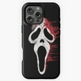 thumbnail image 1 of Ghostface with a Blood Splash, Scream Horror Movie Slasher Icon P334 Phone Case for iPhone 11 12 13 14 15 16 17 Pro Max, 1 of 2
