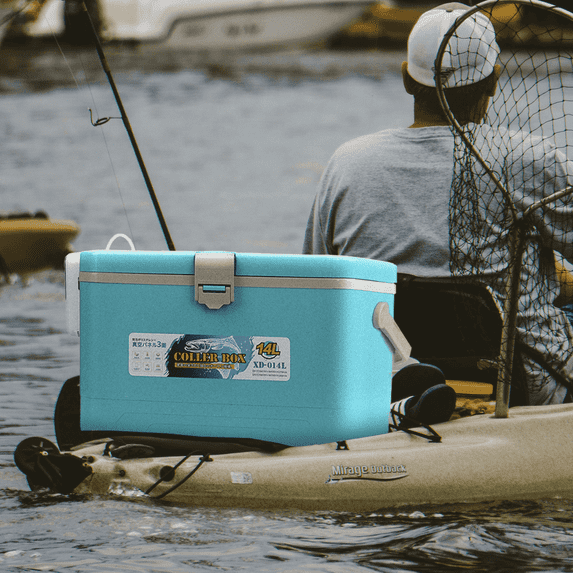 Ghosthorn Convenient Outdoor Fishing Portable Box with Built-in 4000mAh Aerator - Easy to Carry & Keep Fish Alive