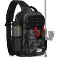 thumbnail image 1 of Ghosthorn Fishing Backpack Tackle Sling Bag -Lightweight Sling Tackle Storage Bag- Fishing Backpack with Rod Holder, 1 of 8