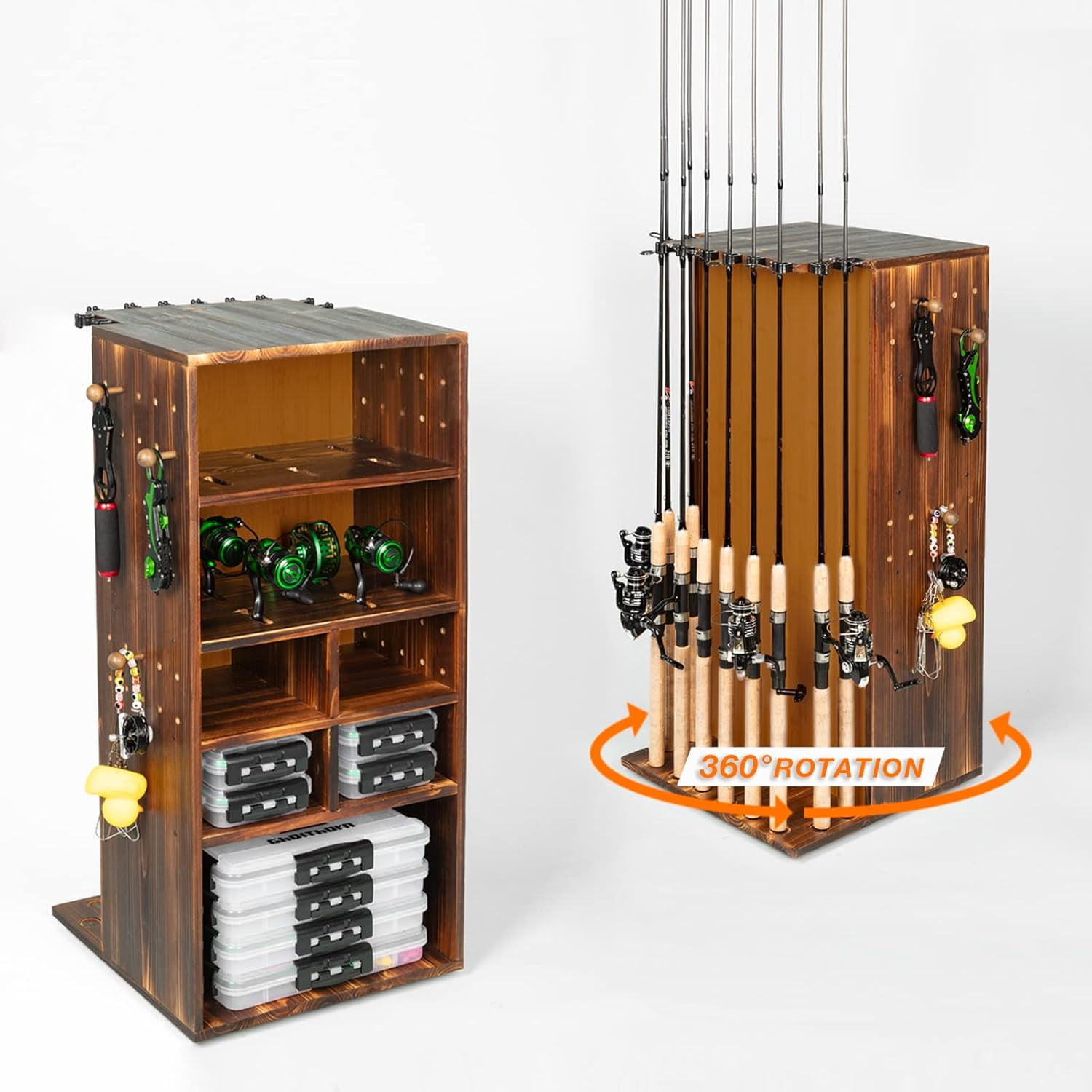 Ghosthorn Fishing Rod Holders For Garage 360 Degree Ubuy