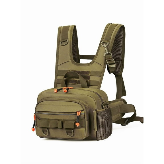 Ghosthorn Fishing Bag Fly Fishing Vest Pack Waterproof Oxford Cloth Outdoor Camping Hiking Hunting Fishing Lightweight Vest Pouch Large Capacity backpack