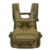 Ghosthorn  Fishing Bag Fly Fishing Vest Pack Waterproof Oxford Cloth  Outdoor Camping Hiking Hunting Fishing  Lightweight Vest Pouch Large Capacity backpack