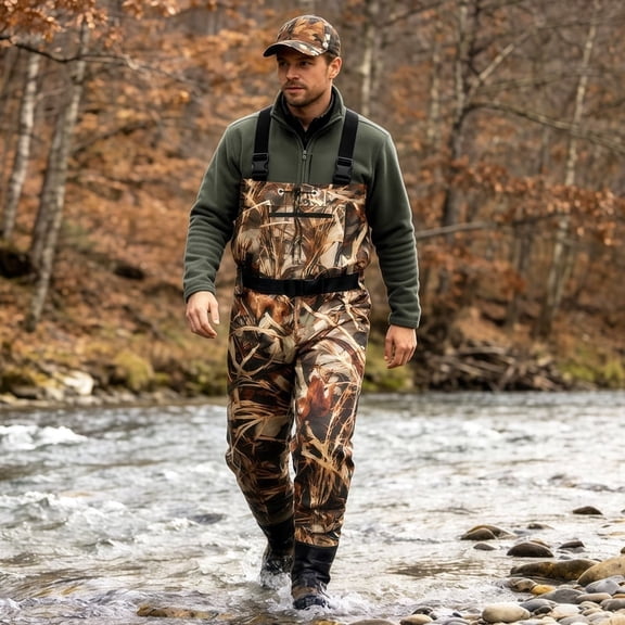 Ghosthorn Waterproof Chest Waders for Kids & Adults: Youth and Men/Women Nylon Wading Pants with Boots for Hunting and Fishing (Including Insulated Options for Adults)
