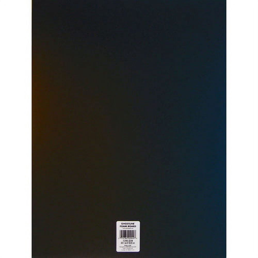Ghostline Foam 15"x20" Black Poster Board Paper