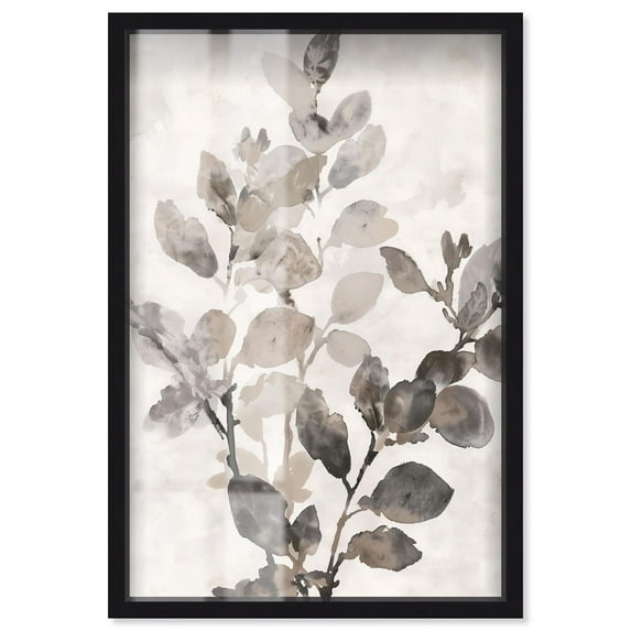 Ghostly Grove III Shadowbox Print Boho Natural Art by Art Remedy, Black Frame, 20 x 30