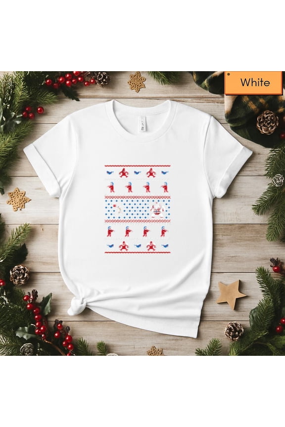 Ghosts And Goblins Ugly Christmas Sweater Gift Top Unisex T-Shirt, up to size 5XL