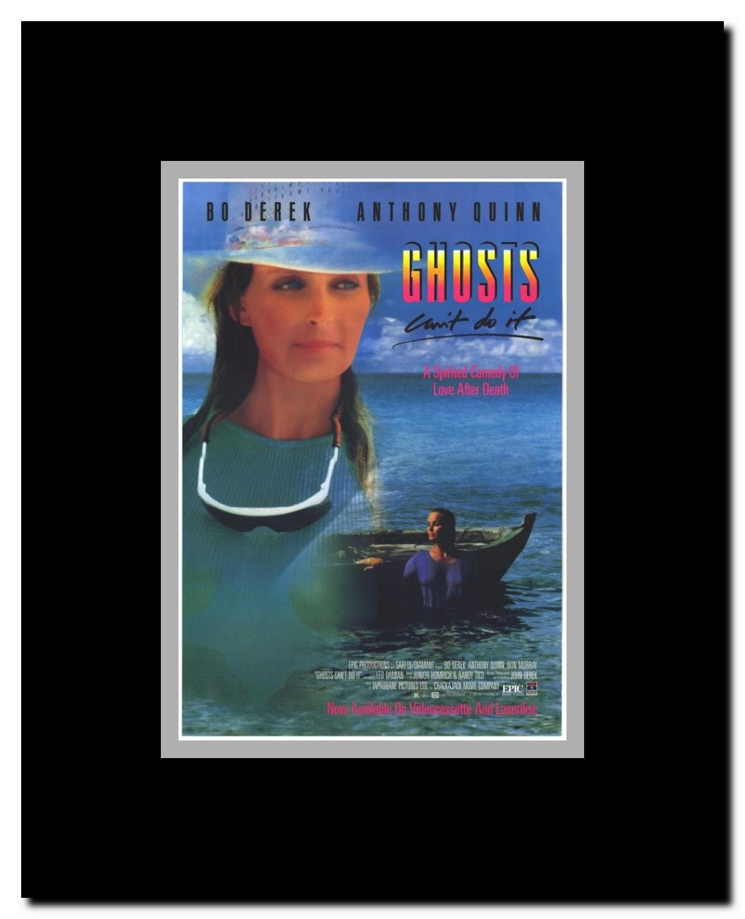 Ghosts Can't Do It Framed Movie Poster