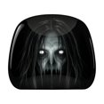 thumbnail image 1 of Ghosts Car Headrest Cover, Scary Face Printing Car Seat Headrest Protector, Washable Auto Head Rest Pillow Cover for Sedan Van Truck, Universal Vehicle Interior Accessories F, 1 of 6