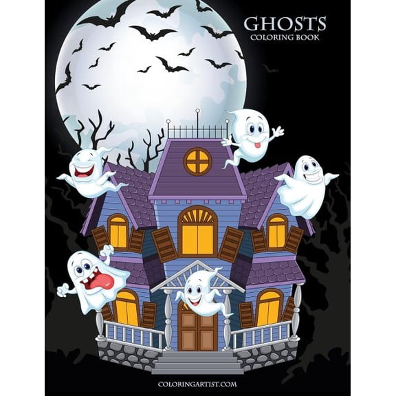 Ghosts Ghosts Coloring Book 1, Book 1, (Paperback)