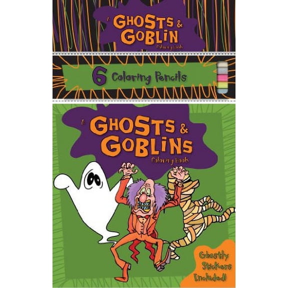 Ghosts & Goblins Coloring Book (Paperback)