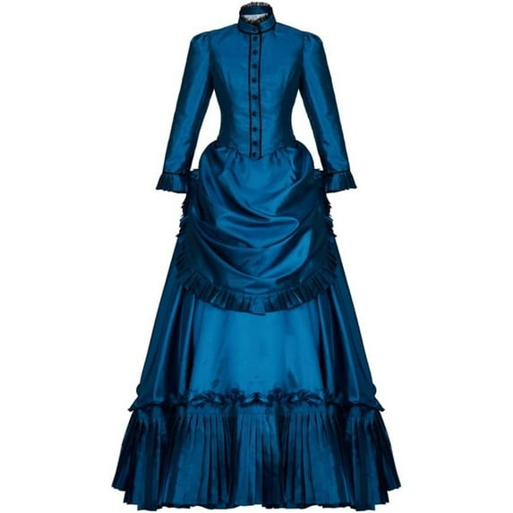 Ghosts Hetty Dress Vintage Victorian Bustle Dress Civil War Southern Belle Ball Gown