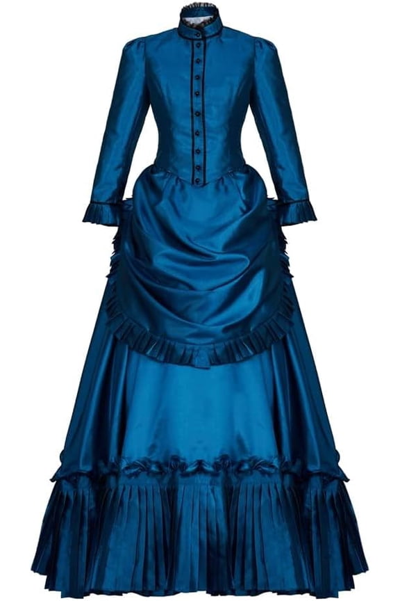 Ghosts Hetty Dress Vintage Victorian Bustle Dress Civil War Southern Belle Ball Gown