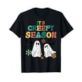 thumbnail image 1 of Ghosts Its Creepy Season Retro Halloween Costume Men Girls T-Shirt, 1 of 5