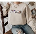 thumbnail image 1 of Ghosts Reading Halloween Embroidered Sweatshirt, 1 of 3