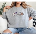 thumbnail image 1 of Ghosts Reading Halloween Embroidered Sweatshirt, 1 of 1